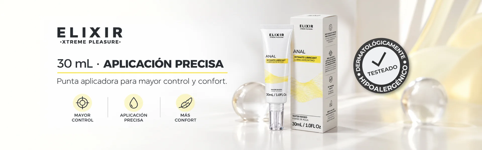 Lubricante Anal Elixir 30 ml